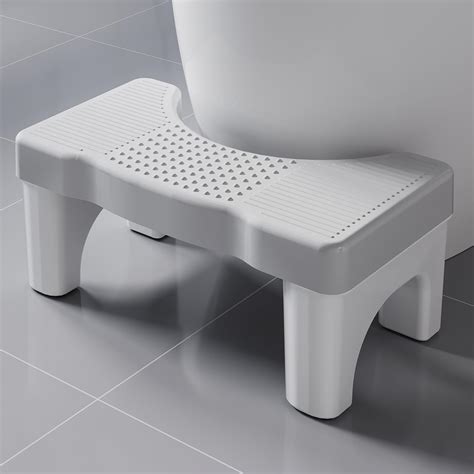 Toilet Stool Poop Stool for Squatting Posture, Portable Plastic Potty ...