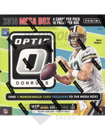 2016 Panini Donruss Optic Football Mega Box