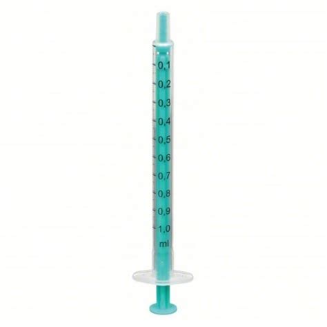 Disposable Luer Slip Two Part Tuberculin Syringe Volume 1mlfirst Aid