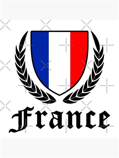 "France Crest" Poster for Sale by ForzaDesigns | Redbubble