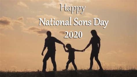 National Sons Day 2020 – Happy National Sons Day Images, Quotes ...