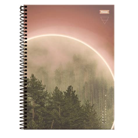 Caderno Mat Ria Natureza Gua Barato Capa Dura Escolar Papelaria Roveda