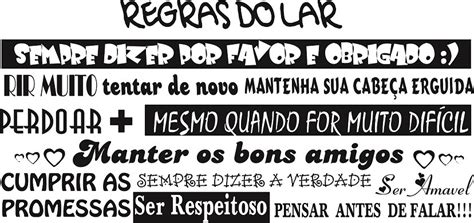 Adesivo Decorativo Frases Regras Do Lar Elo Produtos Especiais