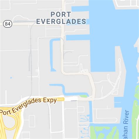 Port Everglades Cruise Terminal Map Map Of The Middle East