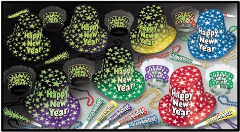 Amazon Beistle Glow In The Dark New Year Party Assortment For 50