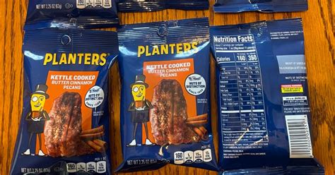 Planters Kettle Cooked Butter Cinnamon Pecans 6 Count Just 12 73 Shipped On Amazon Reg 17