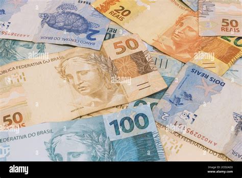 Brazilian Money With Blank Space Stock Photo Alamy