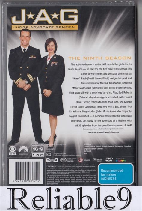 Jag Judge Advocate General The Ninth Season Dvd Sealed Region