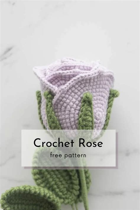 Crochet D Rose Free Pattern Crochet Rose Crochet Rose Pattern