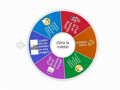 Ruleta De Habilidades Fonologicas Para La Clase Rueda Aleatoria