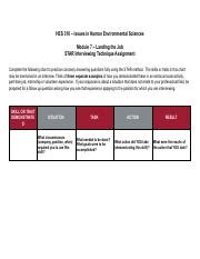 M Star Interviewing Technique Worksheet Pdf Hes Issues In