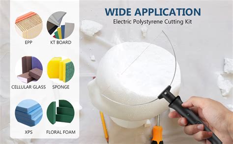 In Electric Hot Wire Foam Cutter W Styrofoam Cutting Tool