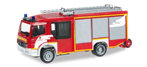 Herpa Mb Atego Ziegler Z Cab Feuerwehrfahrzeuge Thw H