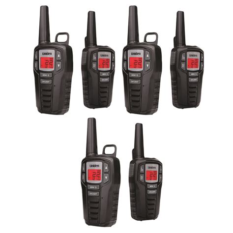 6 Pack Uniden Sx237 2c 23 Mile 2 Way Frsgmrs Radios