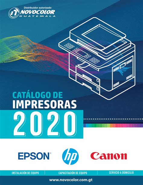 PDF CATÁLOGO DE IMPRESORAS2020 NovocolorCATÁLOGO DE IMPRESORAS2020