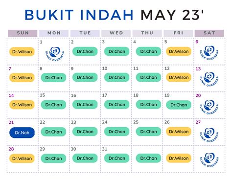 Klinik OverseaA - Our latest May 2023 Doctor's Roster.... | Facebook