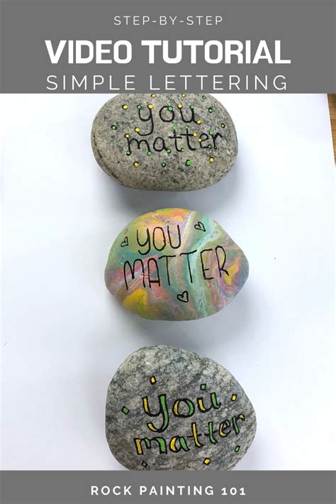 Simple Ways To Write On Rocks Kindness Rocks For Beginners Basic