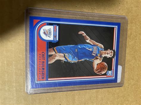 Panini Nba Hoops Rookies Blue Chet Holmgren Rc Ebay