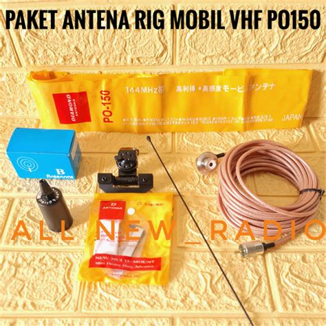 Jual Paket Antena Rig Mobil Vhf Antenna Radio Rig Pecut Larsen Po Po