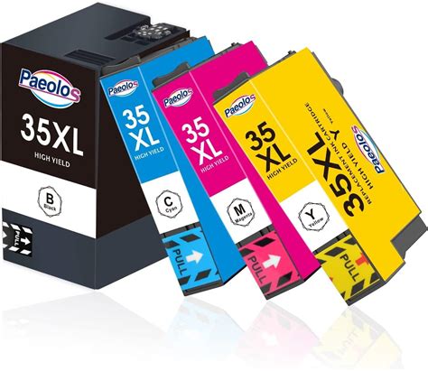 Paeolos 35XL Remplacement Pour Epson 35 XL Cartouches D Encre