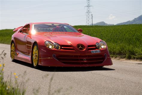 Gold Mercedes Benz Slr Mclaren