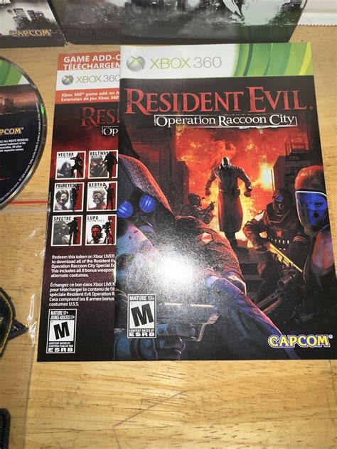 Resident Evil Operation Raccoon City Special Edition Microsoft Xbox 360 13388330591 Ebay