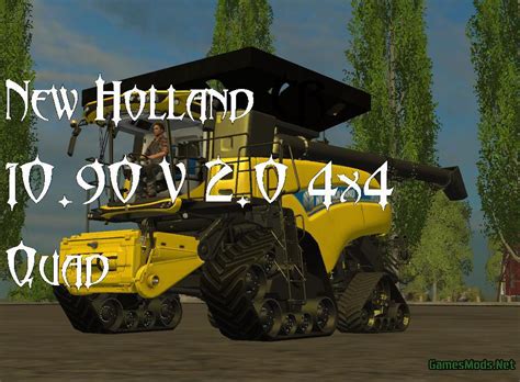 NEW HOLLAND CR 1090 ATI 4X4 QUADTRAC GamesMods Net FS17 CNC FS15