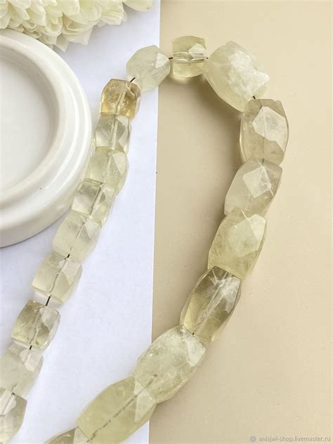 Лимонный кварц 10мм граненые бусины куб в интернет-магазине Ярмарка ...