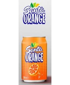 Refresco Gaseado De Naranja 24x330ml SANTA ORANGE