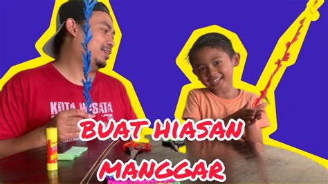 membuat manggar  kertas youtube