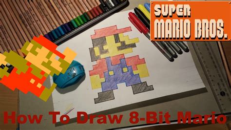 How To Draw 8 Bit Mario YouTube