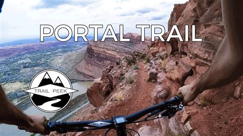 Dont Look Down Mountain Biking Portal Trail Moab Utah Youtube