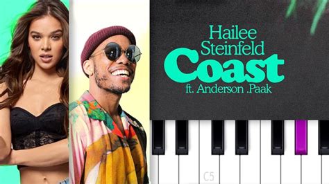 Hailee Steinfeld Ft Anderson Paak Coast Piano Tutorial YouTube