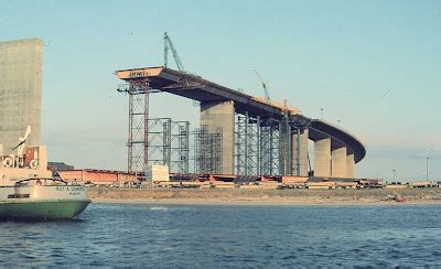 Historic Trucks: West Gate Bridge, under construction