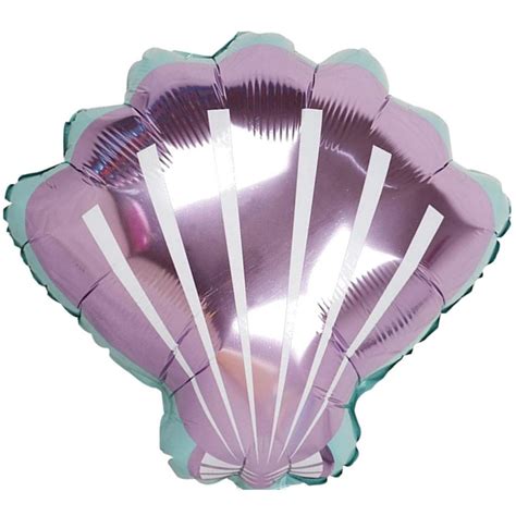 Purple Sea Shell Shape Foil Balloon Party Splendour