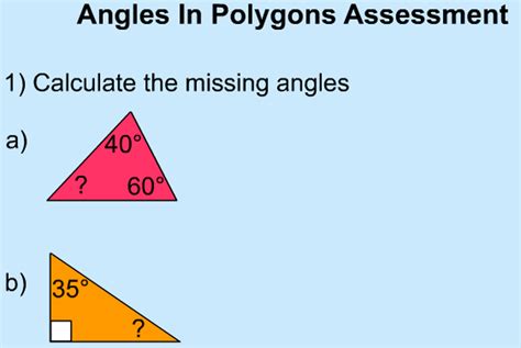 Angles in Polygons