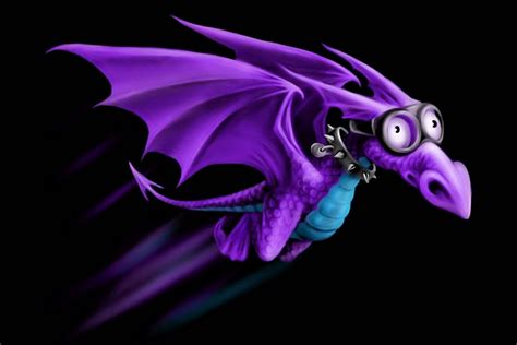 Purple Dragon Wallpaper - WallpaperSafari