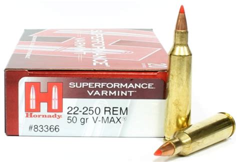 Hornady Superformance Varmint 22 250 Remington 50 Grain V MAX