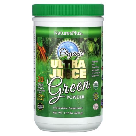 Naturesplus Organic Ultra Juice Green Powder Lbs G