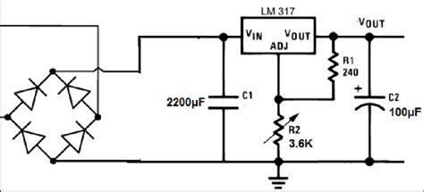 Circuit diagram of AC to DC converter. | Download Scientific Diagram