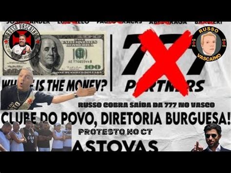 PROTESTO DAS ORGANIZADAS DO VASCO NO CT FORA 777 CRISE CEO DA SAF