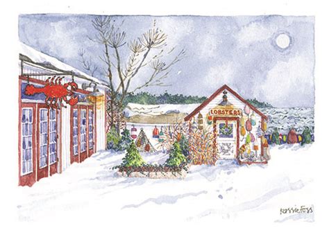 Holiday 5″ x 7″ – The Lobster Shack – Onion Hill Designs