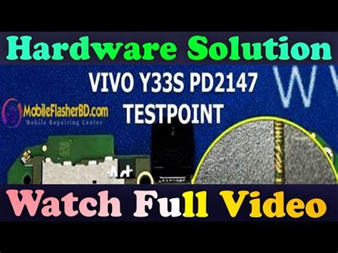 Vivo Y33s Test Point ISP PinOUT Remove Pattern Lock And Bypass FRP GSM