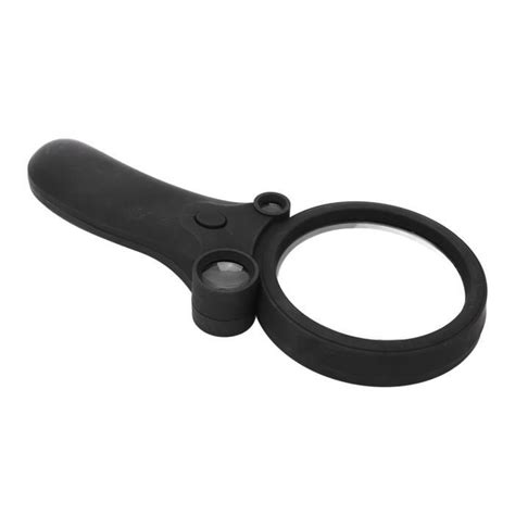 Cuque Loupe à main Loupe polyvalente TH600600B avec lumière UV LED 2 5X