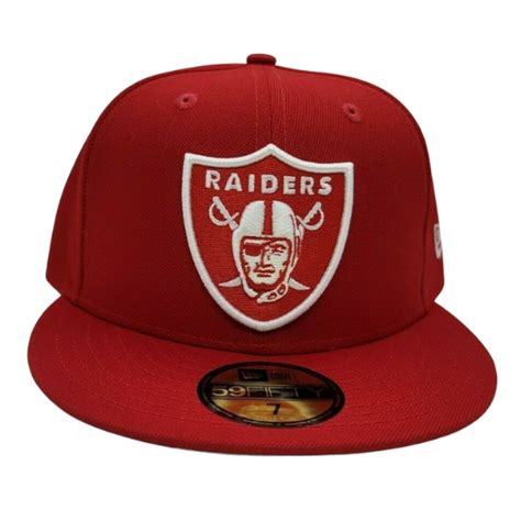 New Era Las Vegas Raiders Red 59fifty Fitted Hat Red Raiders Hat