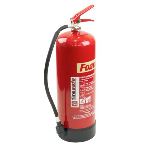 Firesafe 9 Litre Afff Foam Fire Extinguisher Rating 21a 183b Fxt29