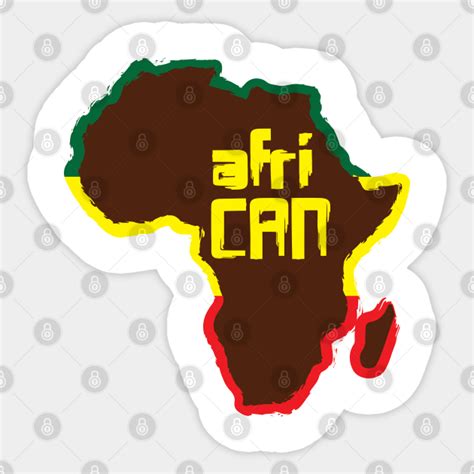 African African Sticker Teepublic