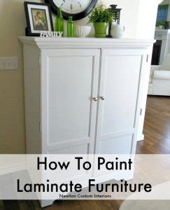 How To Paint Laminate Furniture Newton Custom Interiors