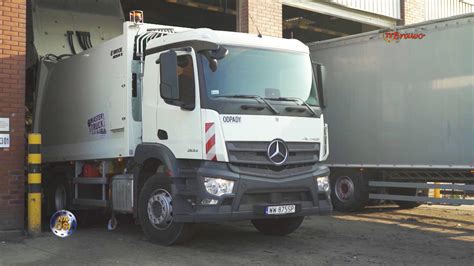 Mercedes Benz Actros Mieciarka Z Master Truck Show Na Osi Na Osi