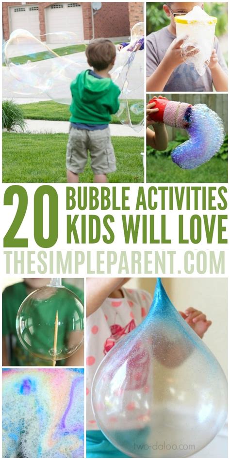 20 Bubble Activities Kids Will Love All Year Long! • The Simple Parent